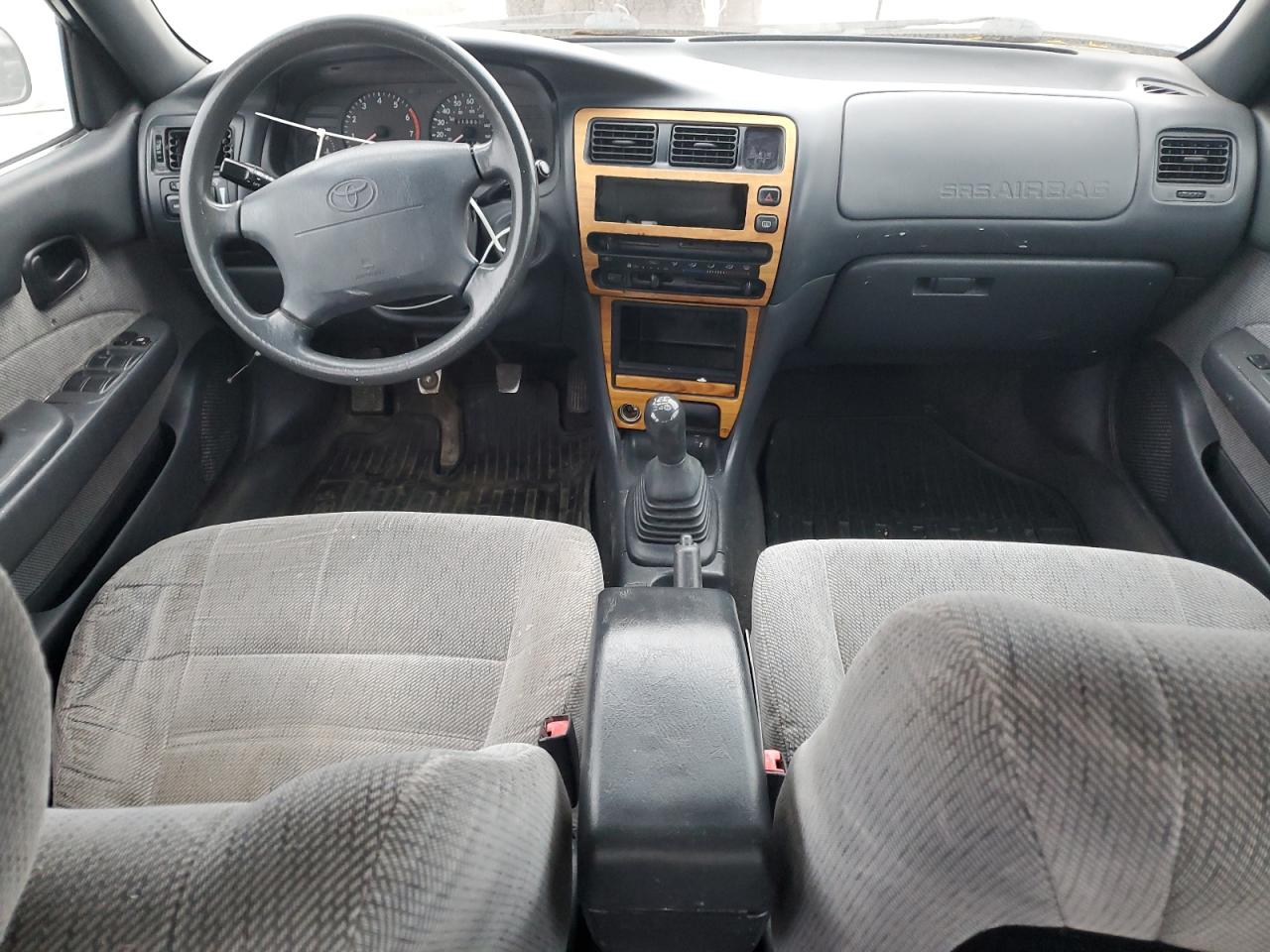 1996 Toyota Corola White vin: 2T1BB02E1TC175010