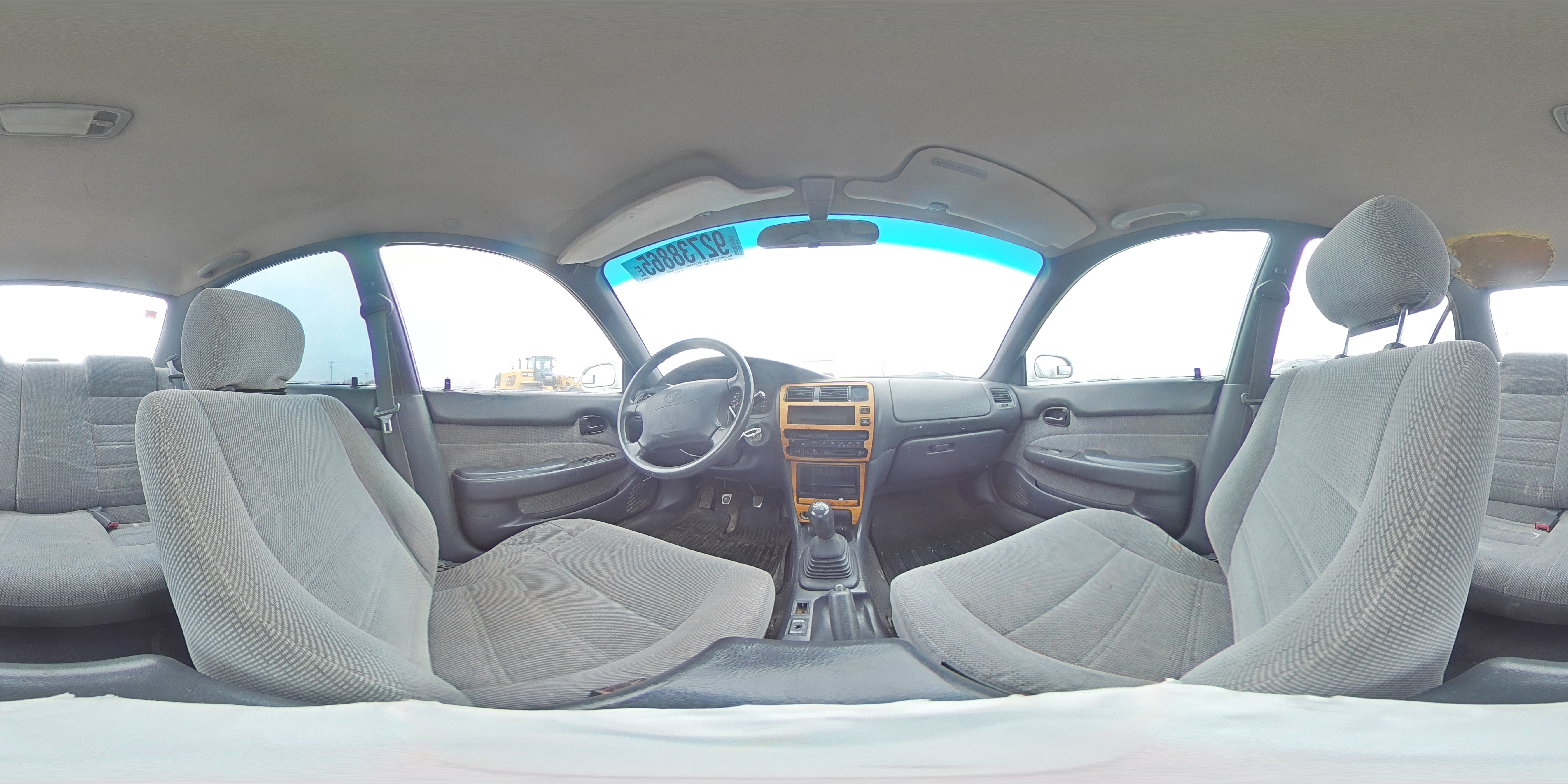 1996 Toyota Corola White vin: 2T1BB02E1TC175010