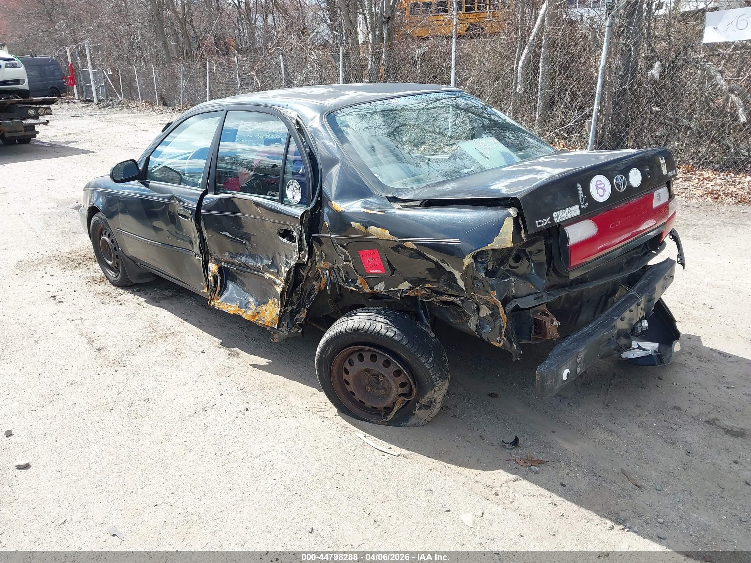 1996 Toyota Corolla Dx Black vin: 2T1BB02E1TC175251