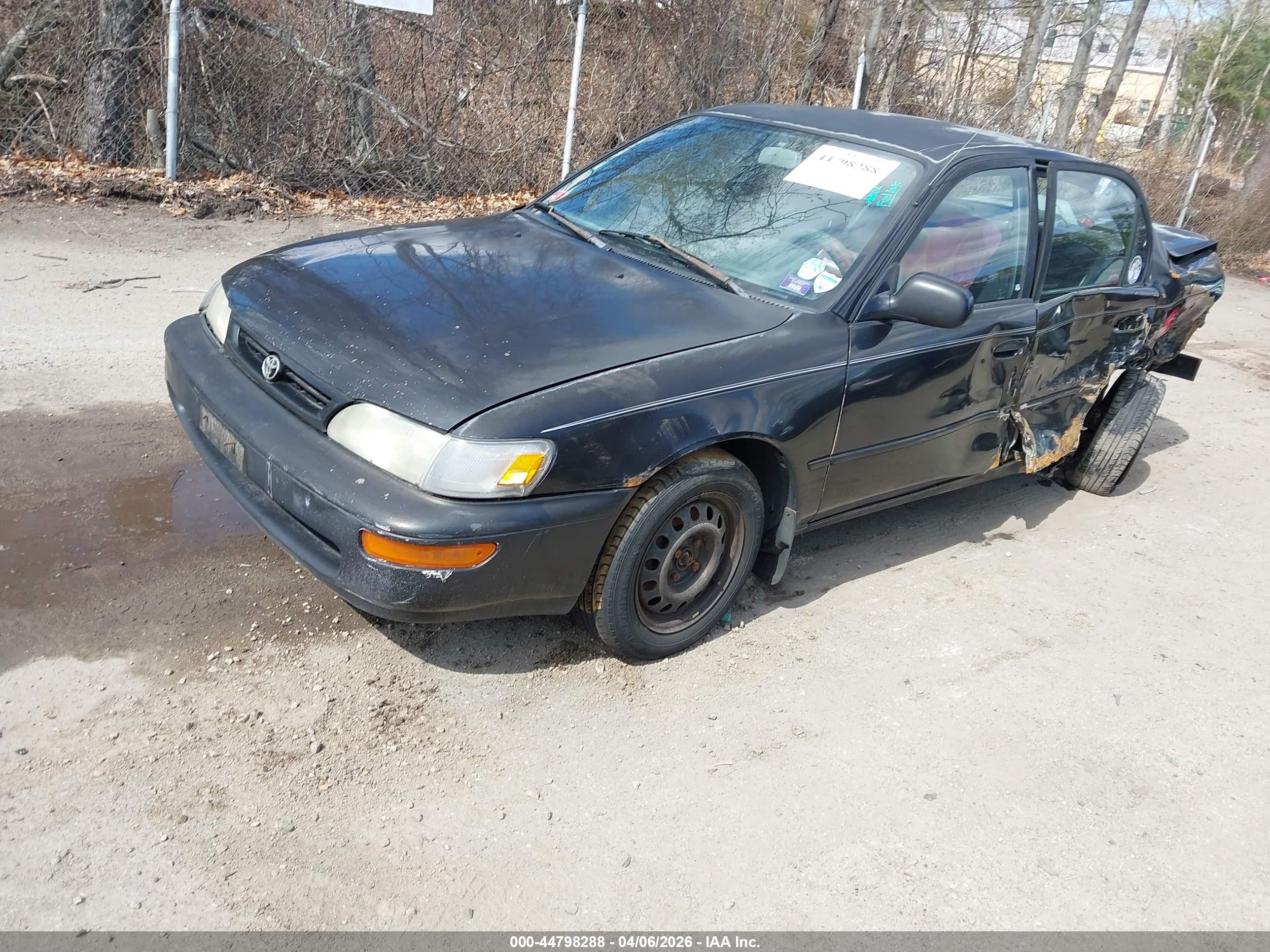 1996 Toyota Corolla Dx Black vin: 2T1BB02E1TC175251