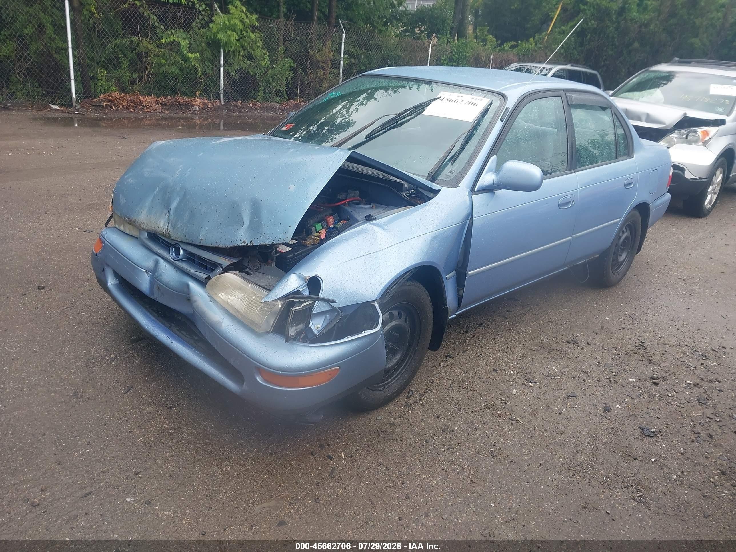 1996 Toyota Corolla Dx Blue vin: 2T1BB02E3TC171914