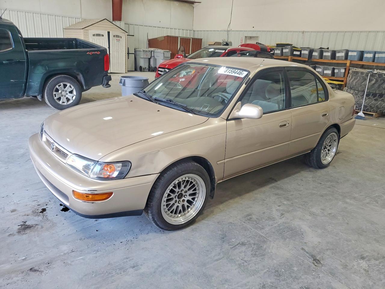 1996 Toyota Corolla Dx Tan vin: 2T1BB02E5TC170330