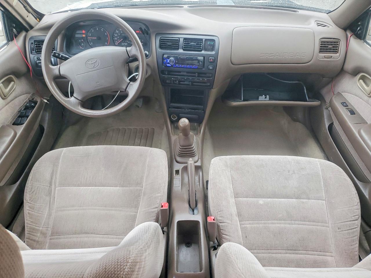 1996 Toyota Corolla Dx Tan vin: 2T1BB02E5TC170330