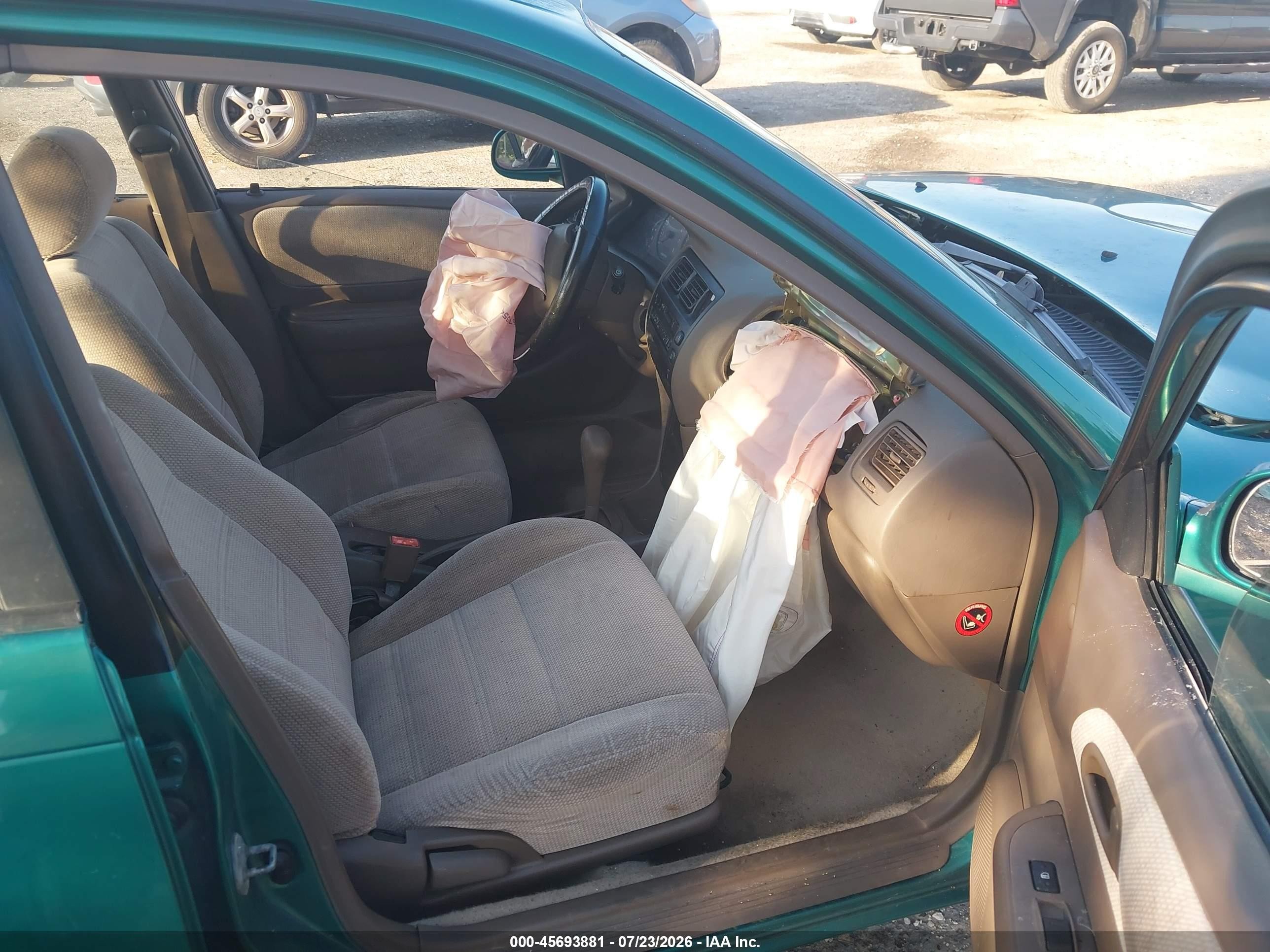 1997 Toyota Corolla Dx Зеленый vin: 2T1BB02E5VC181704