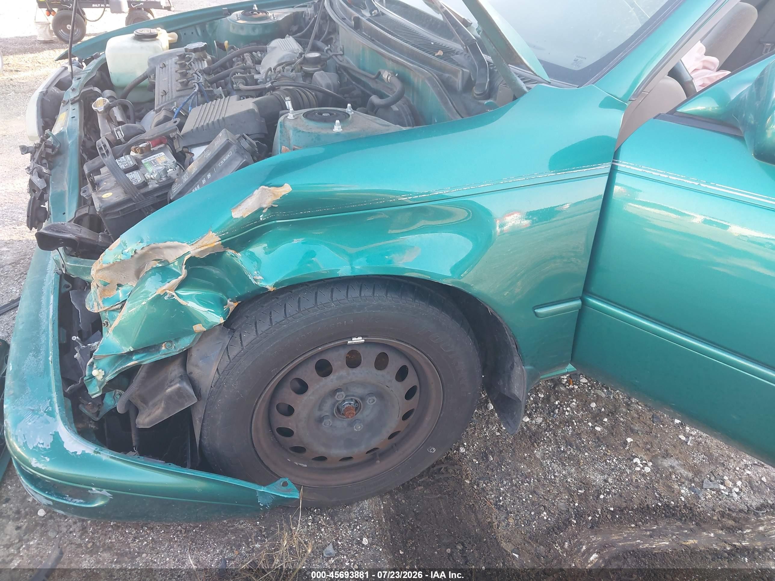 1997 Toyota Corolla Dx Зеленый vin: 2T1BB02E5VC181704