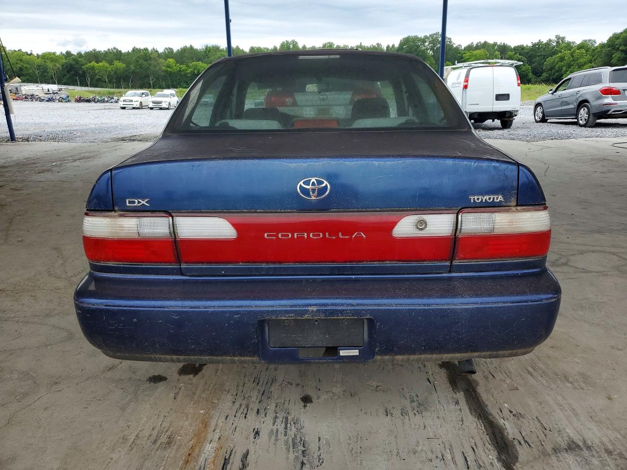 1997 Toyota Corolla Dx Синий vin: 2T1BB02E6VC185258