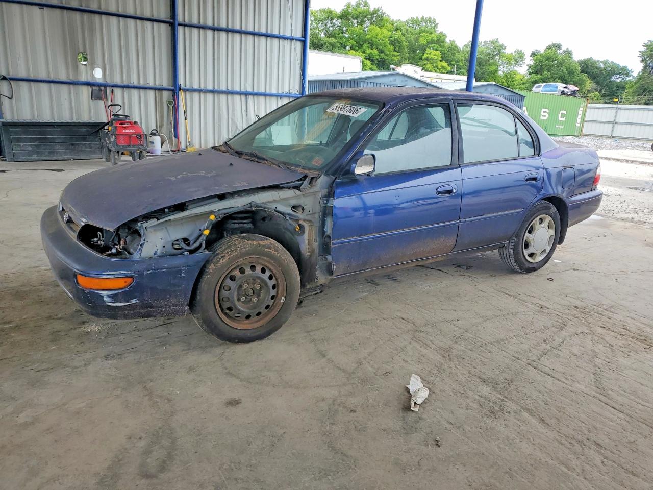 1997 Toyota Corolla Dx Синий vin: 2T1BB02E6VC185258