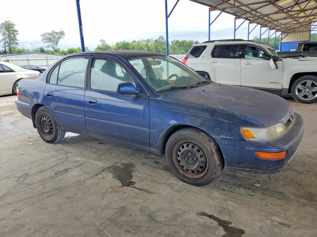 1997 Toyota Corolla Dx Синий vin: 2T1BB02E6VC185258
