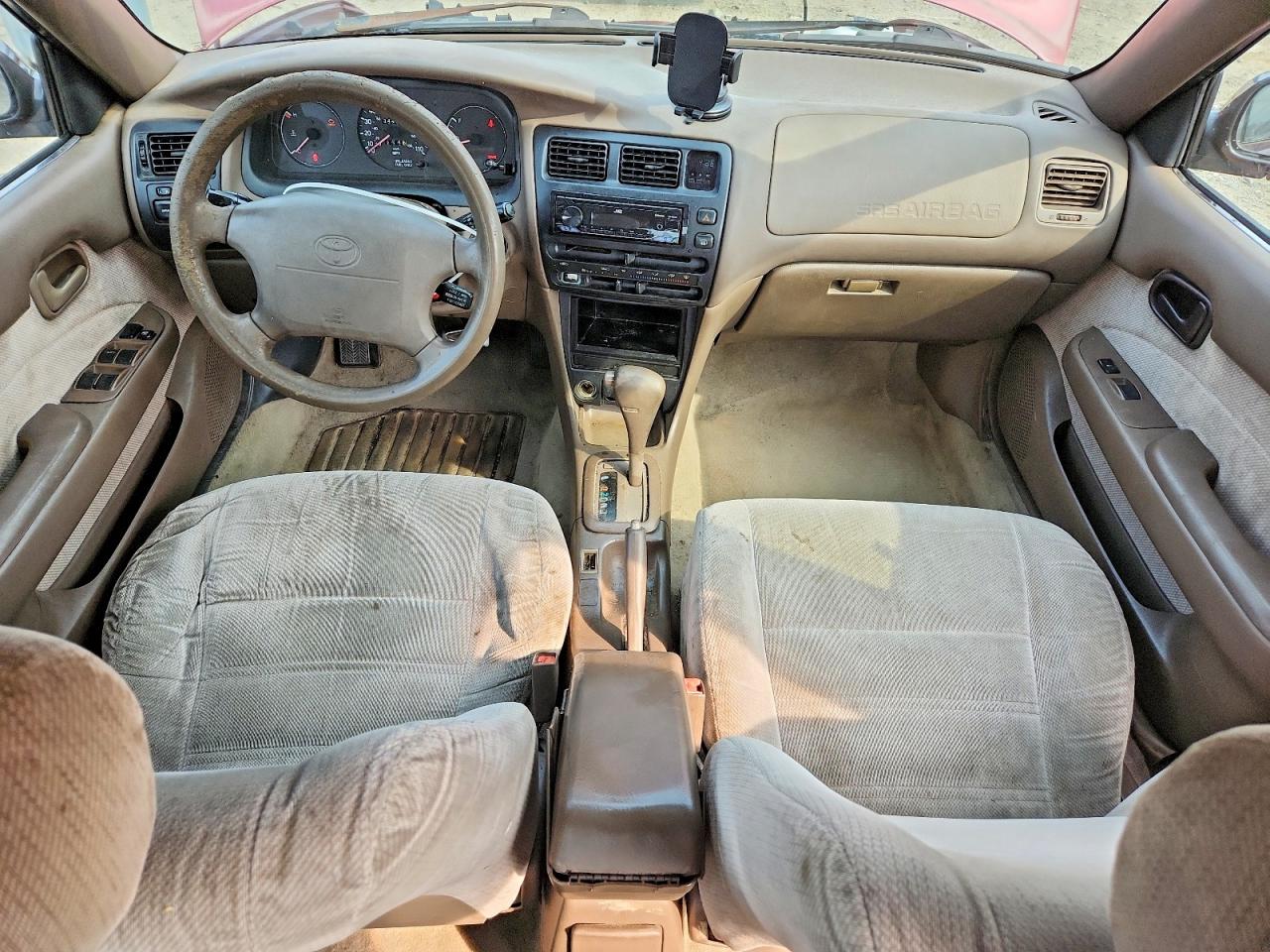 1996 Toyota Corolla Dx Red vin: 2T1BB02E9TC157290