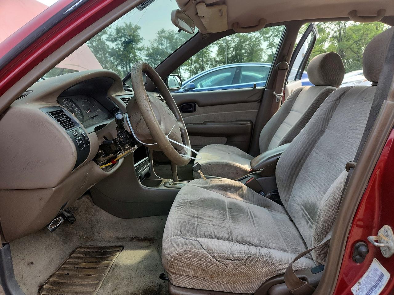 1996 Toyota Corolla Dx Red vin: 2T1BB02E9TC157290