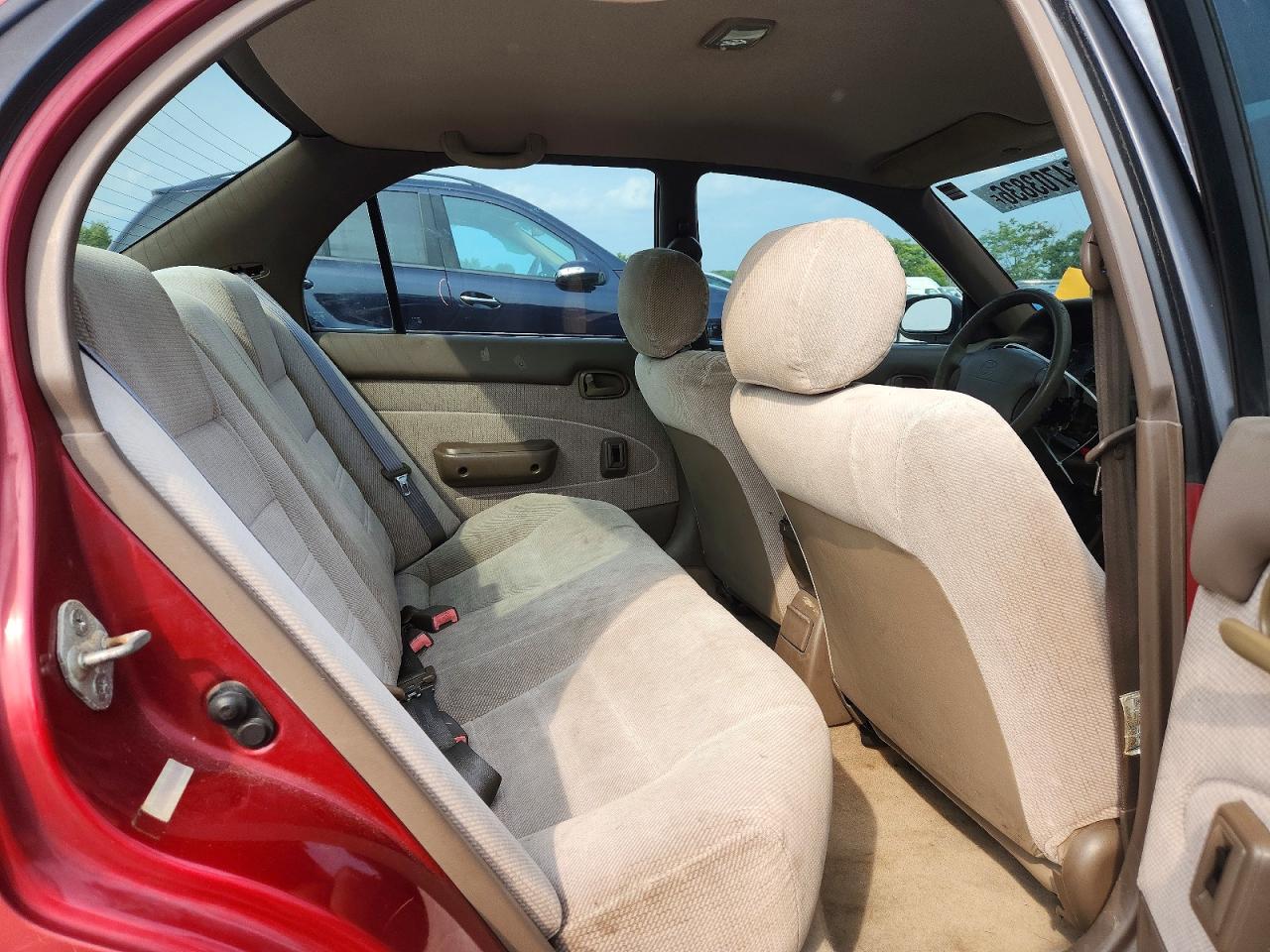 1996 Toyota Corolla Dx Red vin: 2T1BB02E9TC157290
