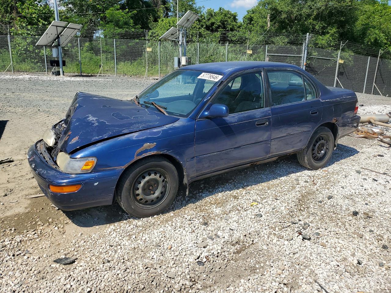 1996 Toyota Corolla Dx Blue vin: 2T1BB02EXTC156505
