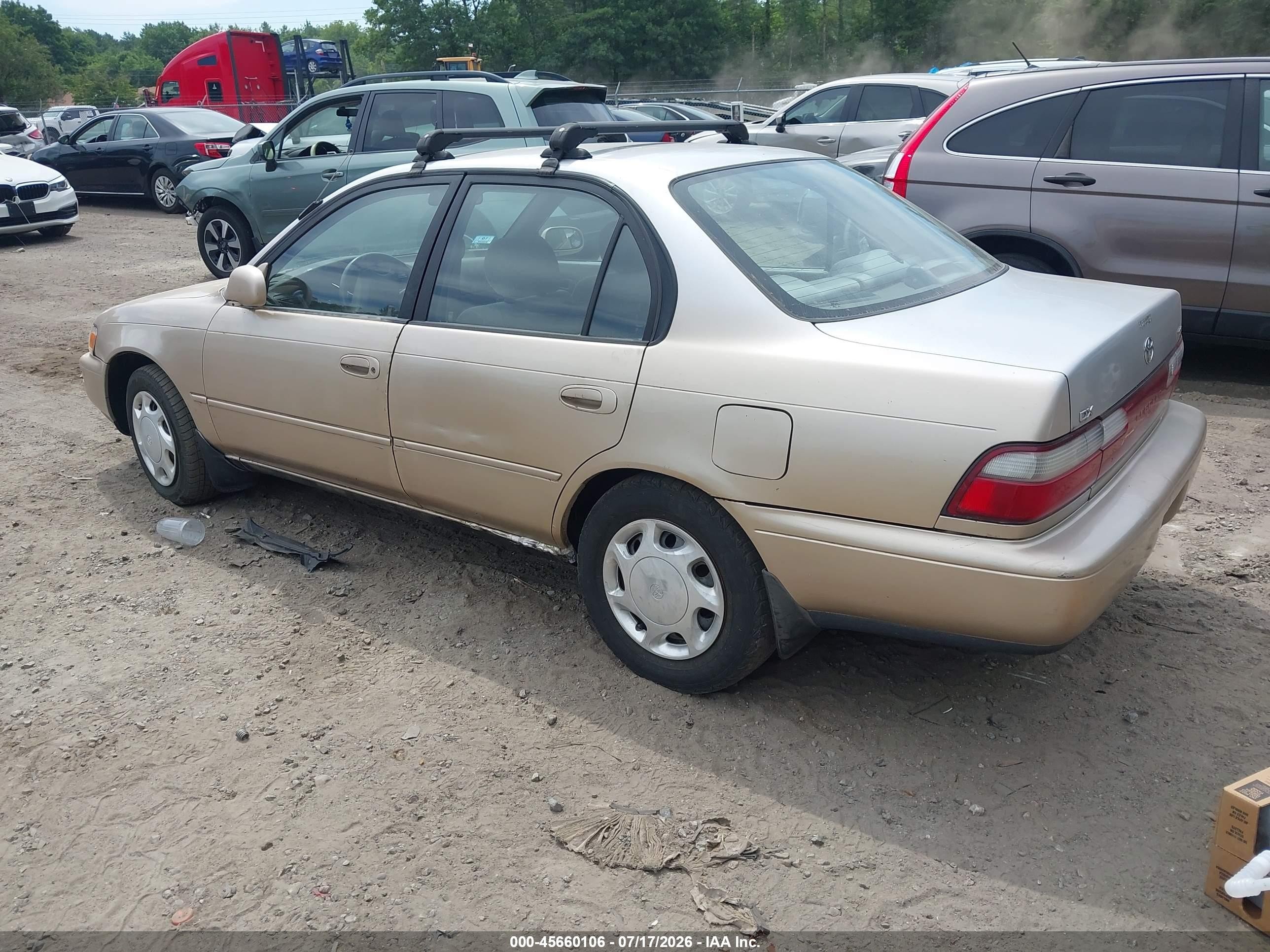1996 Toyota Corolla Dx Gold vin: 2T1BB02EXTC168265
