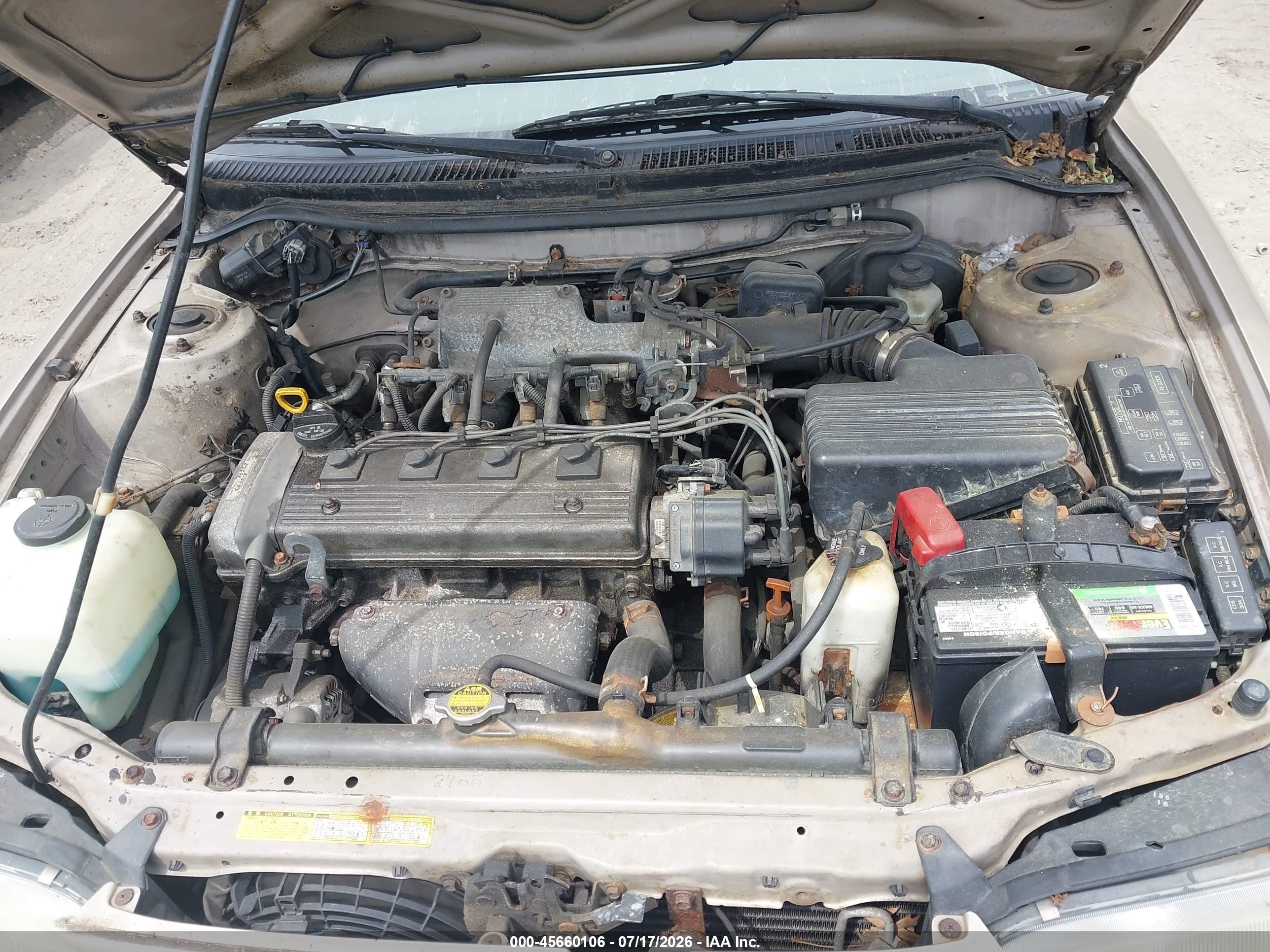 1996 Toyota Corolla Dx Gold vin: 2T1BB02EXTC168265