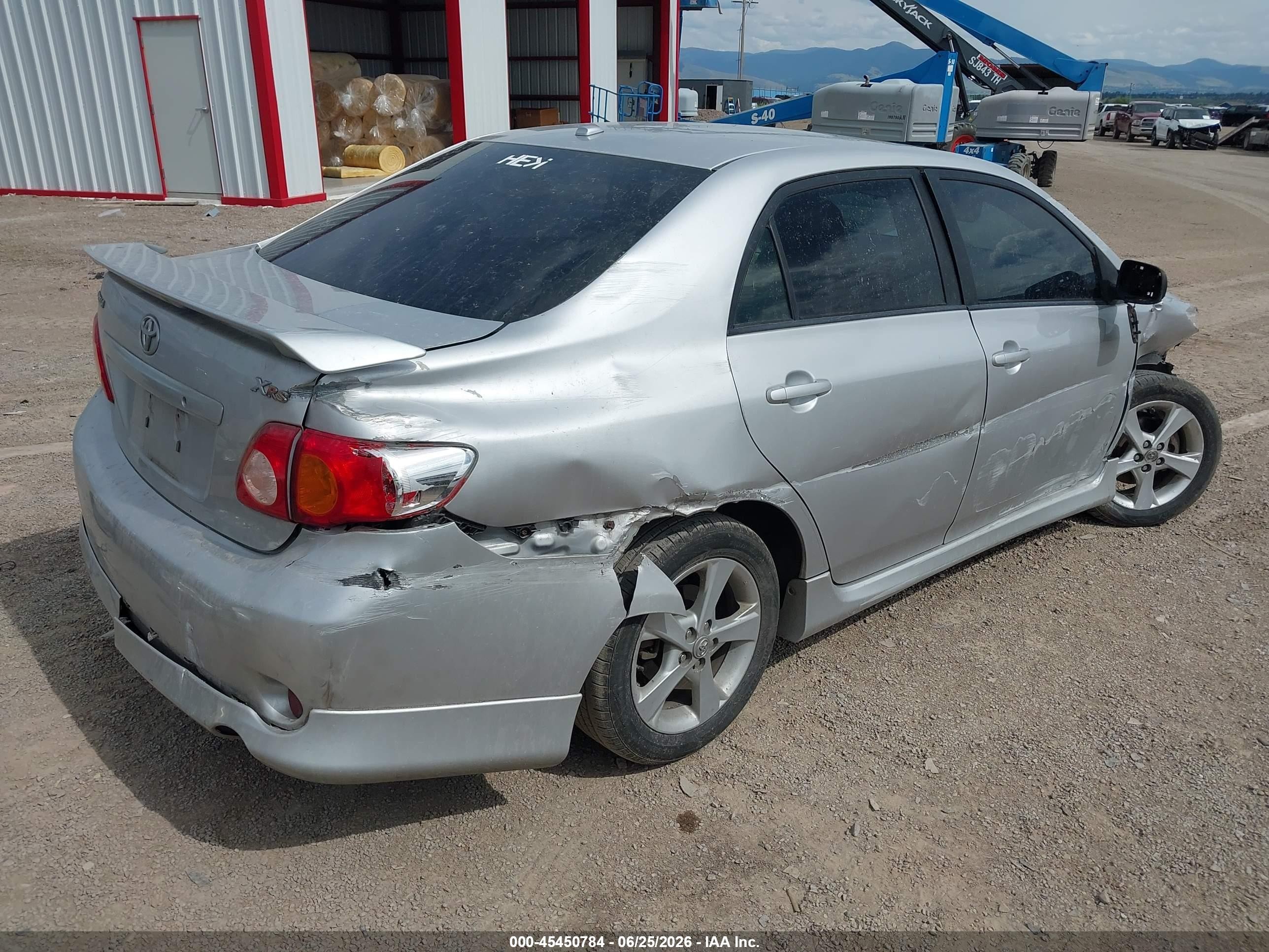 2009 Toyota Corolla Xrs Серебряный vin: 2T1BE40E19C005949