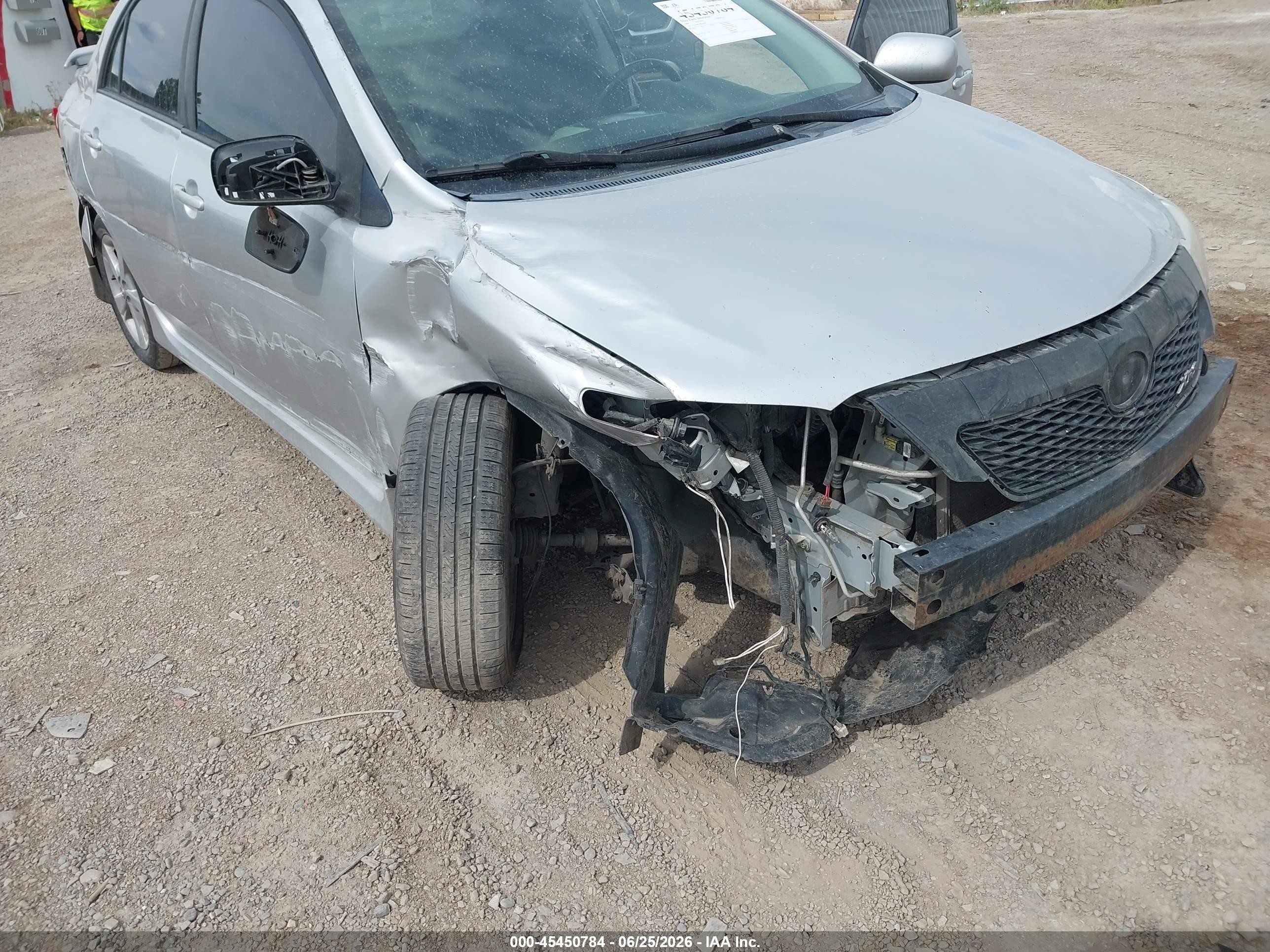 2009 Toyota Corolla Xrs Серебряный vin: 2T1BE40E19C005949