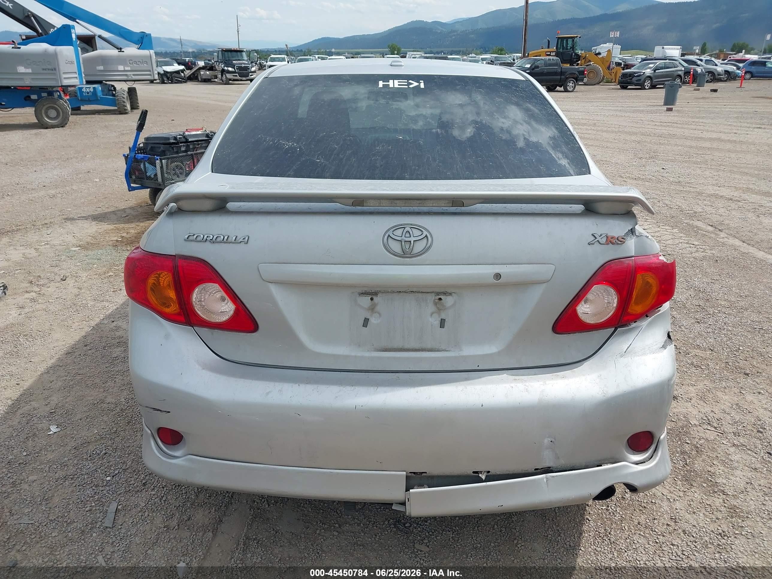 2009 Toyota Corolla Xrs Серебряный vin: 2T1BE40E19C005949