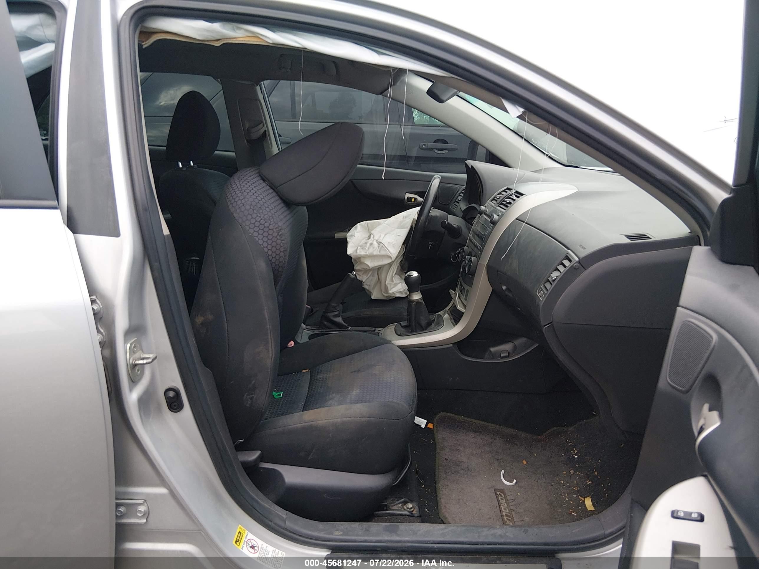 2009 Toyota Corolla Xrs Gray vin: 2T1BE40E29C027278