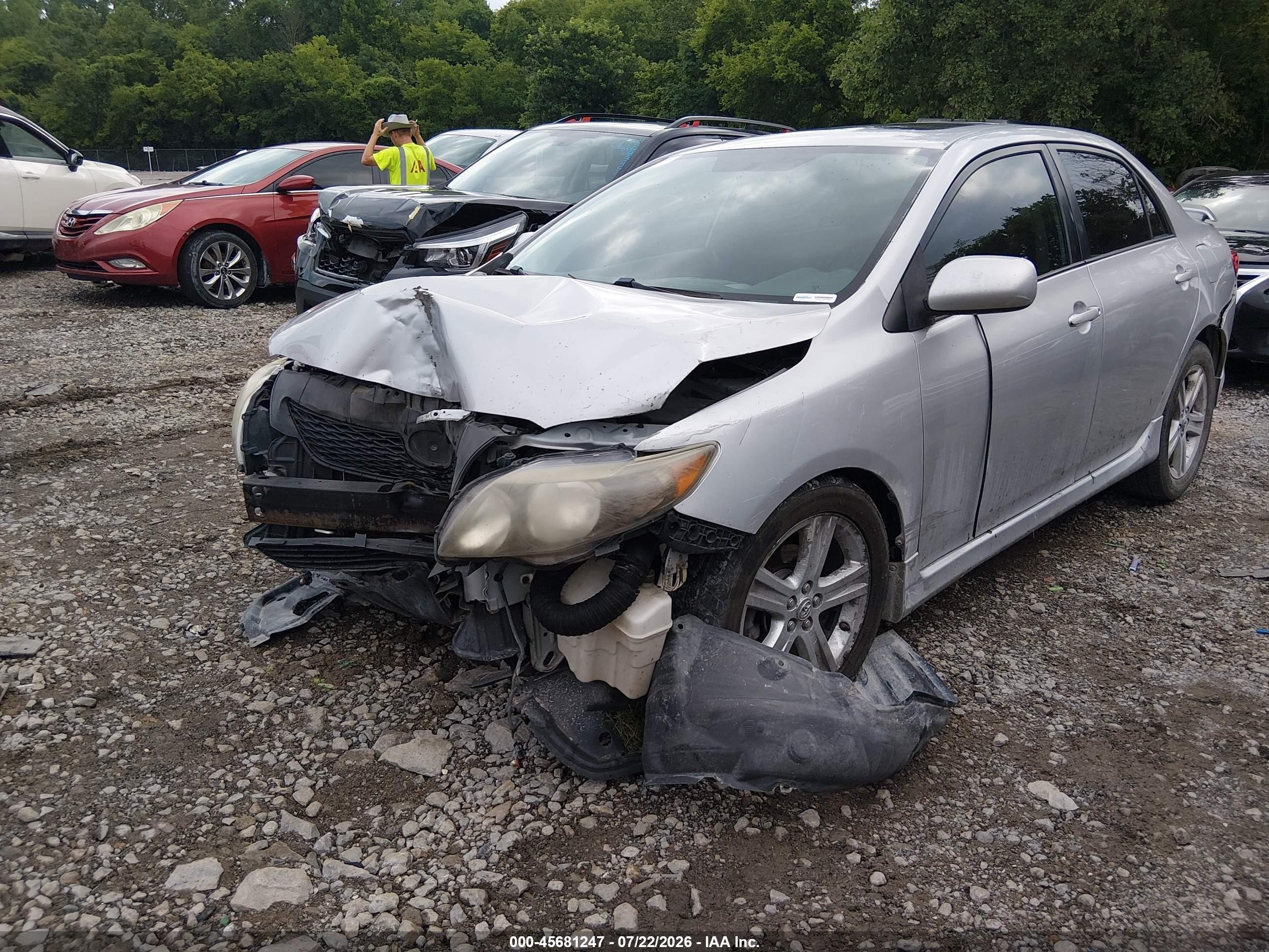 2009 Toyota Corolla Xrs Gray vin: 2T1BE40E29C027278