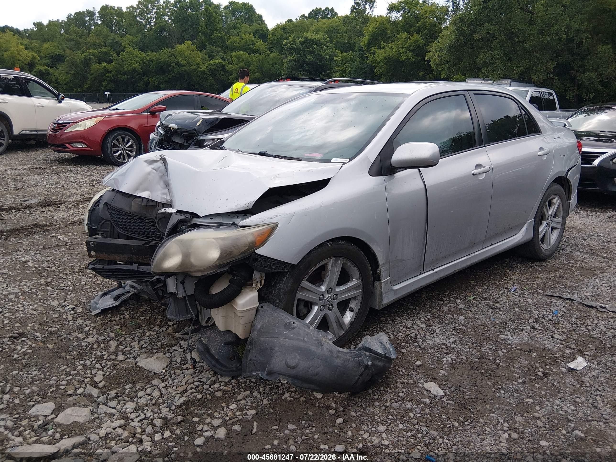 2009 Toyota Corolla Xrs Gray vin: 2T1BE40E29C027278