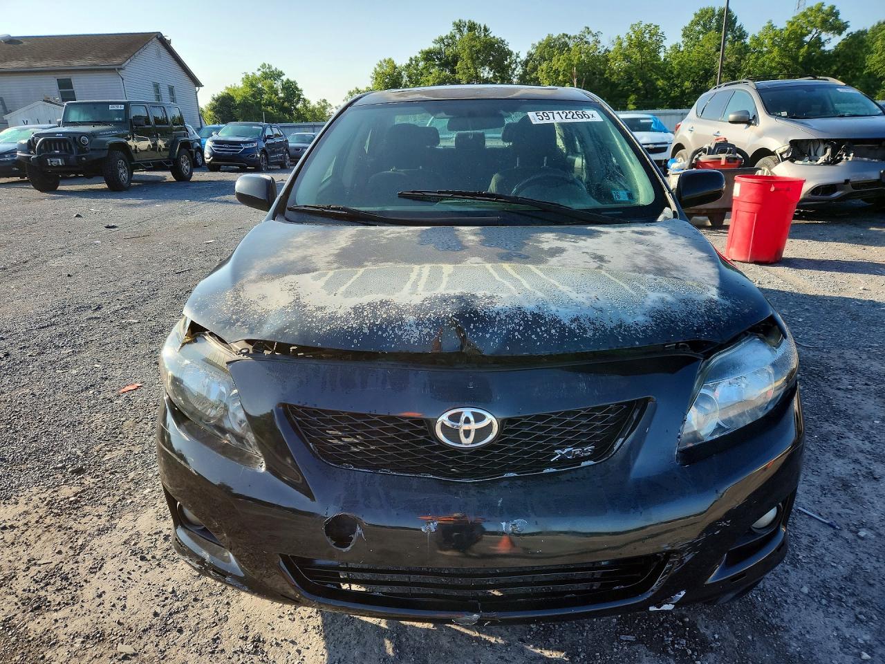 2009 Toyota Corolla Xrs Black vin: 2T1BE40E39C027483