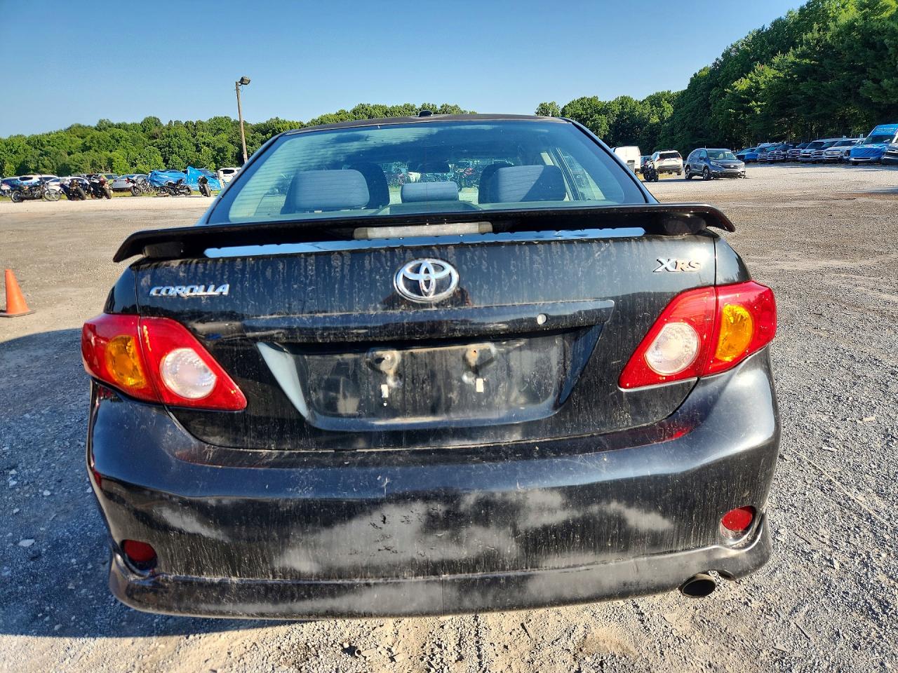2009 Toyota Corolla Xrs Black vin: 2T1BE40E39C027483