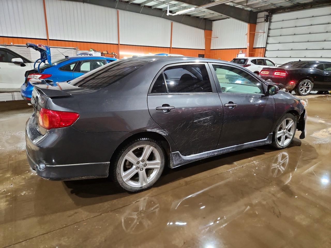 2009 Toyota Corolla Xrs Gray vin: 2T1BE40E49C024494