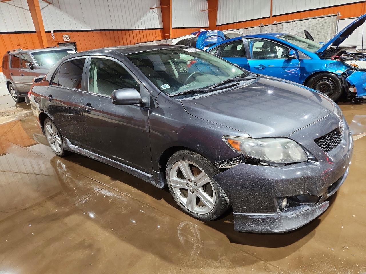 2009 Toyota Corolla Xrs Gray vin: 2T1BE40E49C024494