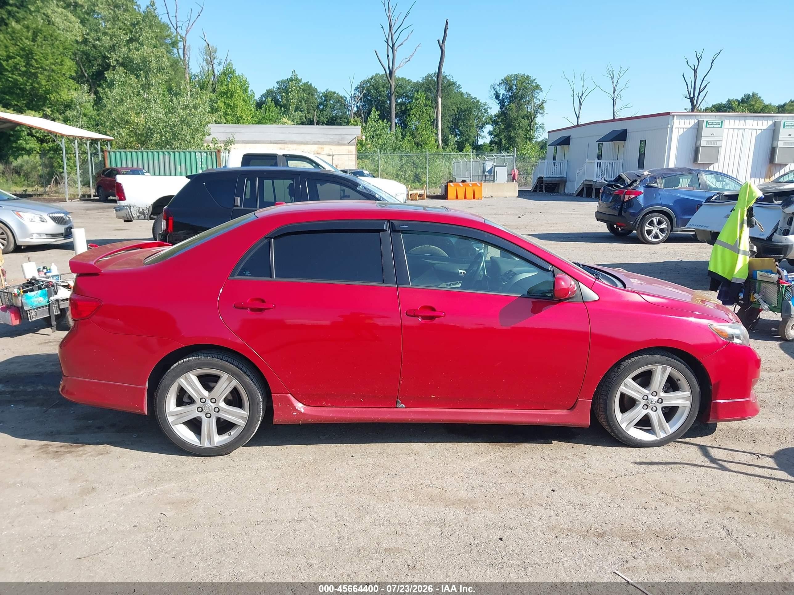 2009 Toyota Corolla Xrs Красный vin: 2T1BE40E69C001136