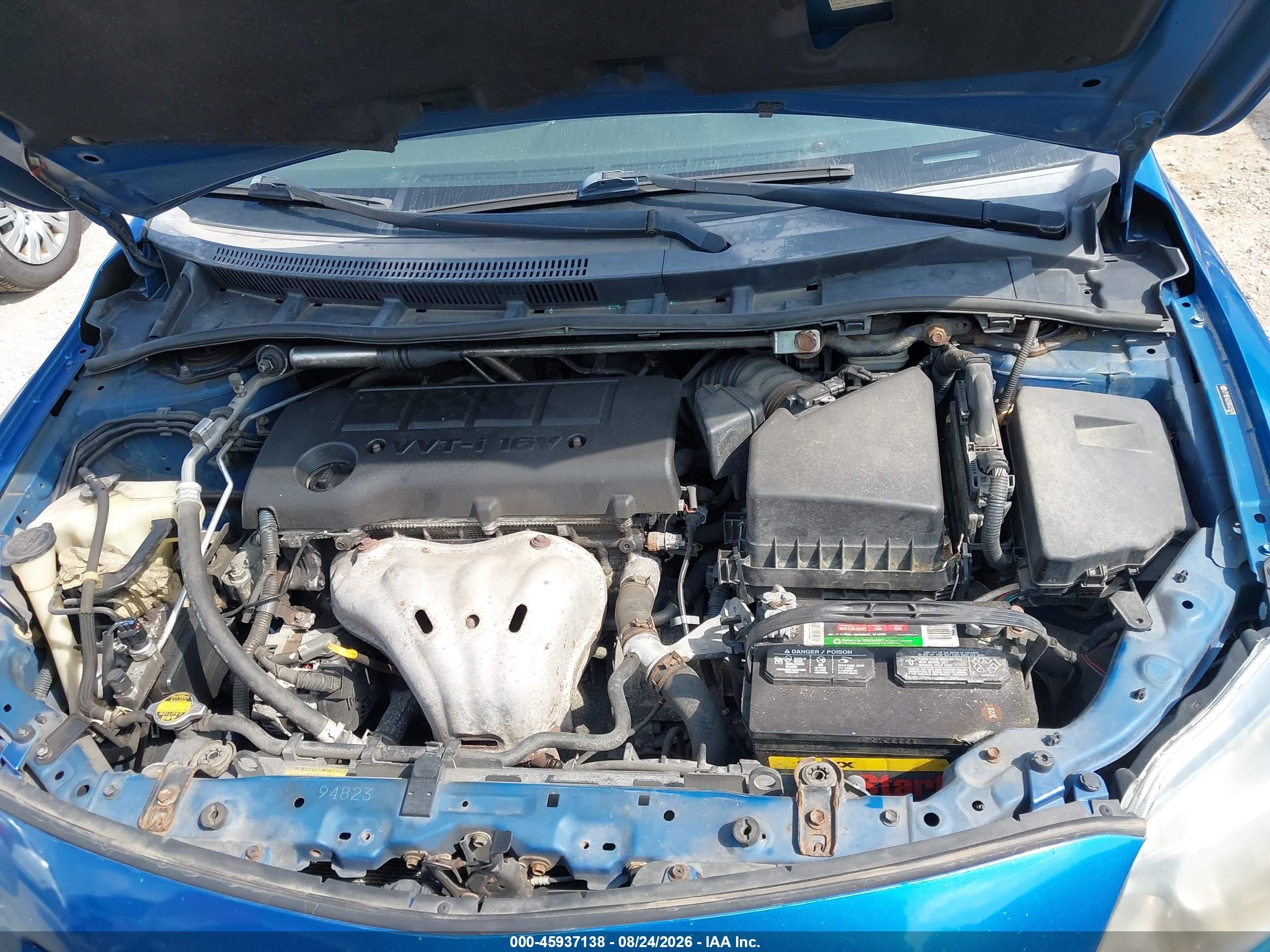 2009 Toyota Corolla Xrs Blue vin: 2T1BE40E89C025678