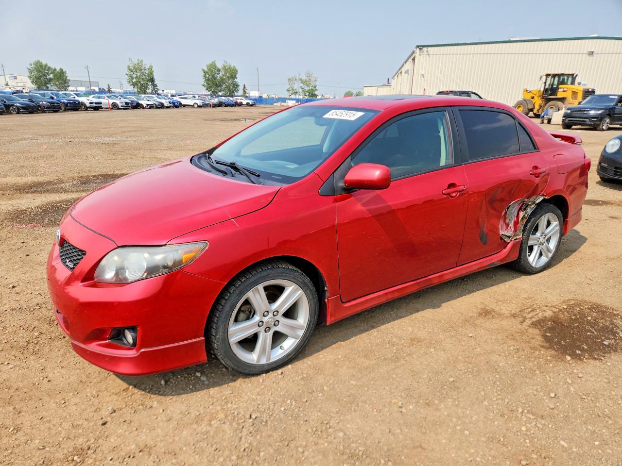 2009 Toyota Corolla Xrs Red vin: 2T1BE40EX9C022460