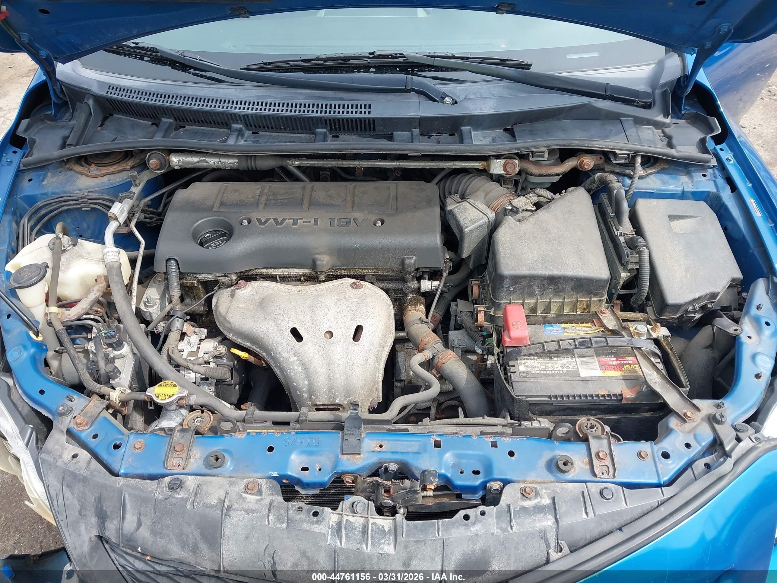 2009 Toyota Corolla Xrs Blue vin: 2T1BE40EX9C027691