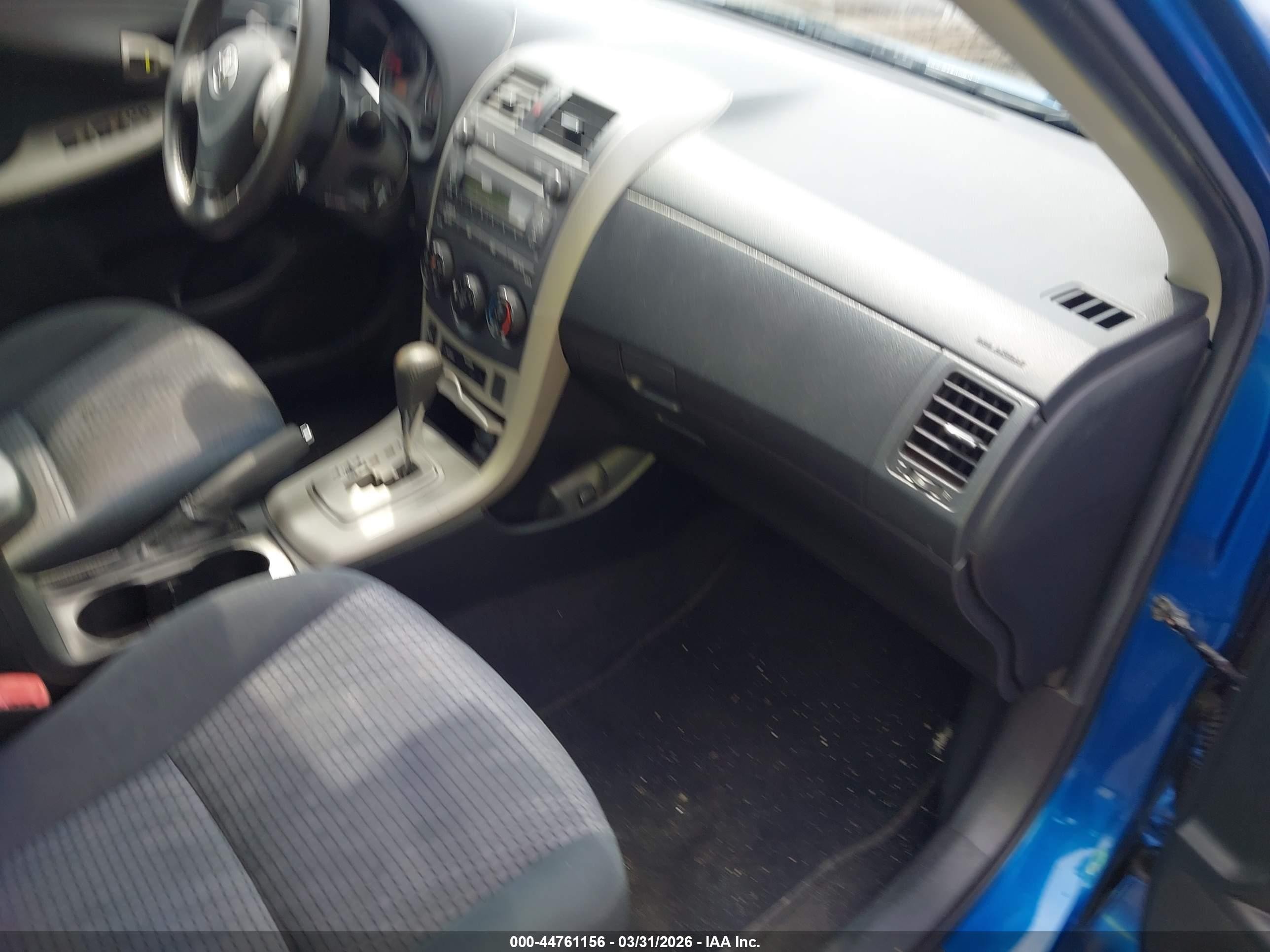 2009 Toyota Corolla Xrs Blue vin: 2T1BE40EX9C027691