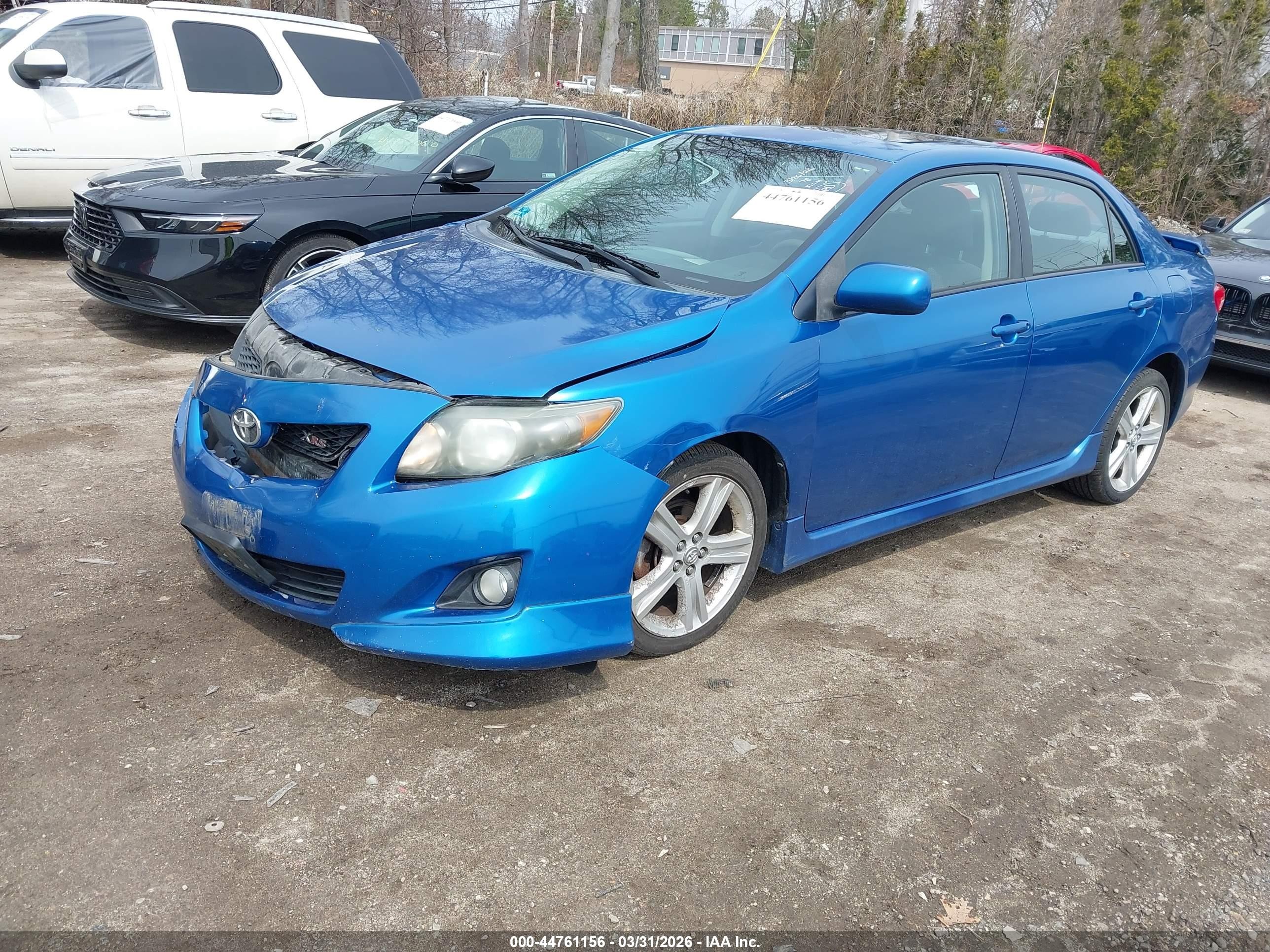 2009 Toyota Corolla Xrs Blue vin: 2T1BE40EX9C027691