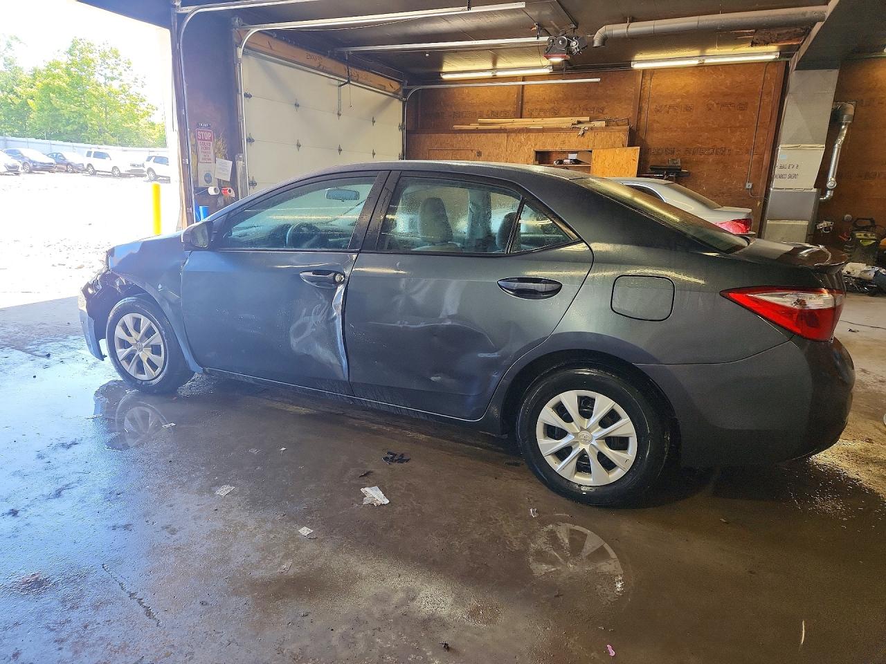 2014 Toyota Corolla Le Eco Gray vin: 2T1BPRHE0EC012056