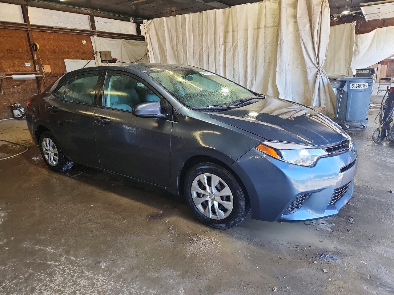 2014 Toyota Corolla Le Eco Gray vin: 2T1BPRHE0EC012056
