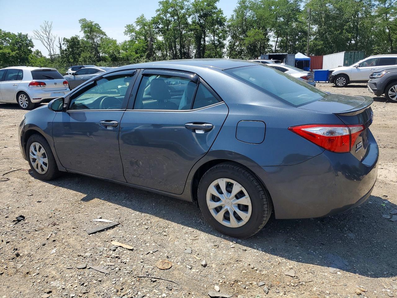 2014 Toyota Corolla Le Eco Gray vin: 2T1BPRHE0EC084052