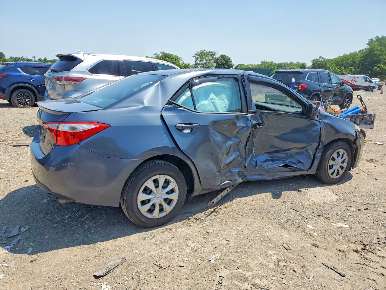 2014 Toyota Corolla Le Eco Gray vin: 2T1BPRHE0EC084052