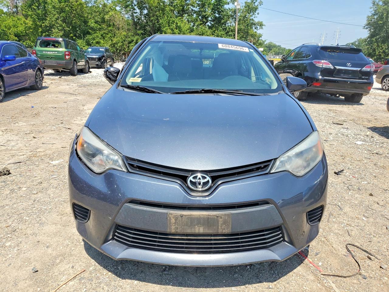 2014 Toyota Corolla Le Eco Gray vin: 2T1BPRHE0EC084052