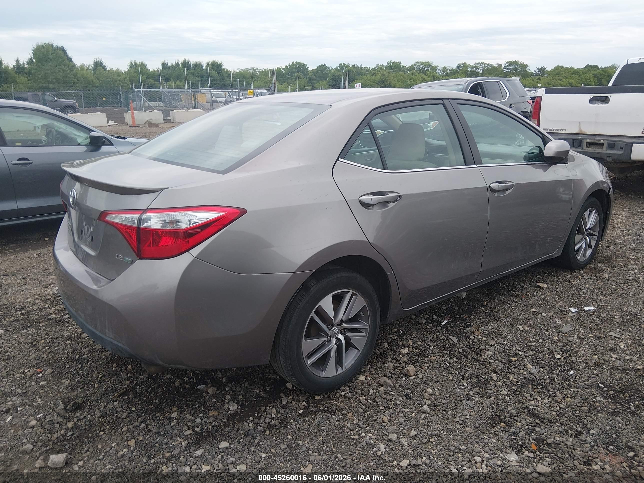 2014 Toyota Corolla Le Eco Plus Желто-коричневый vin: 2T1BPRHE0EC217263
