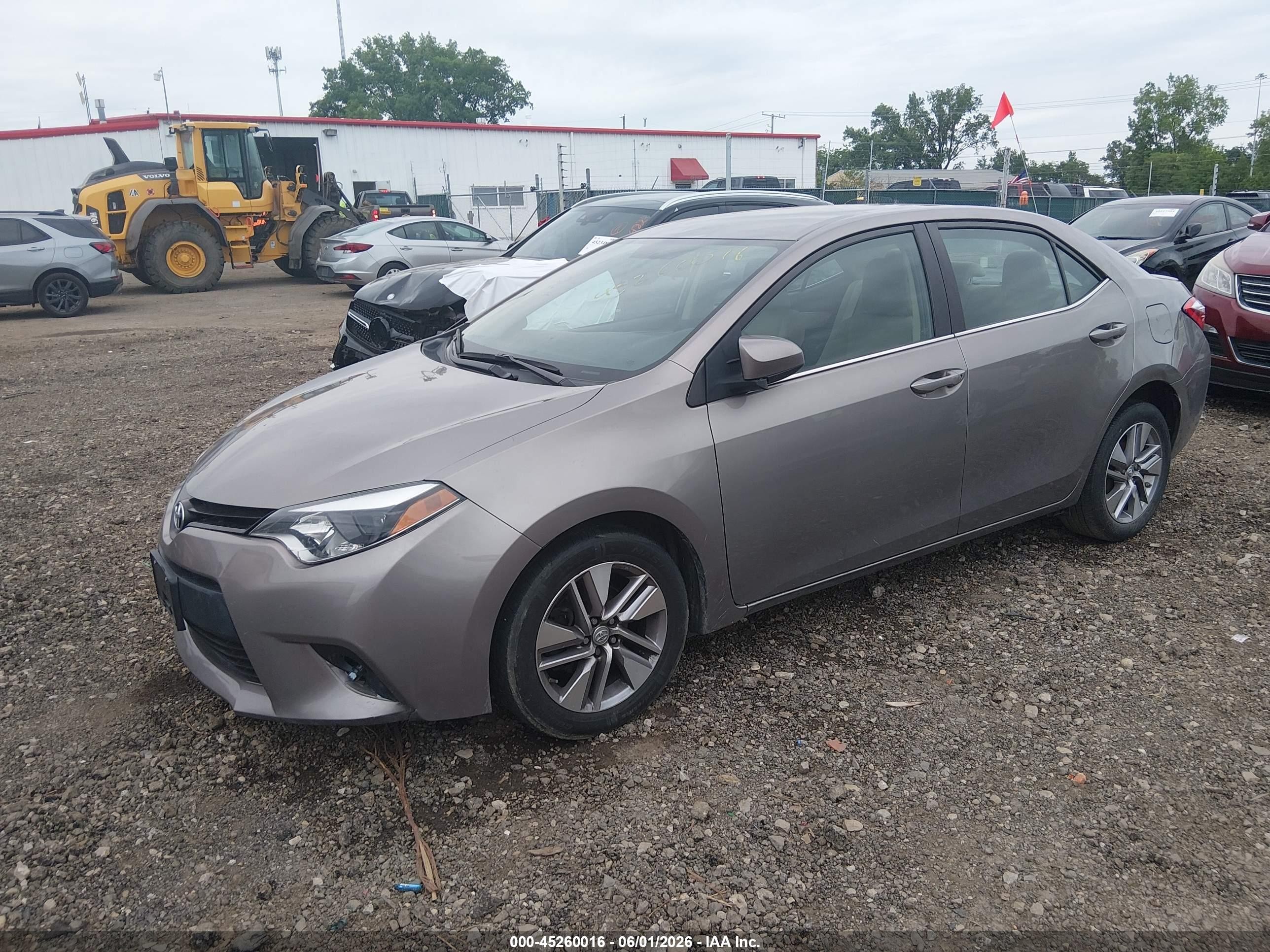 2014 Toyota Corolla Le Eco Plus Желто-коричневый vin: 2T1BPRHE0EC217263