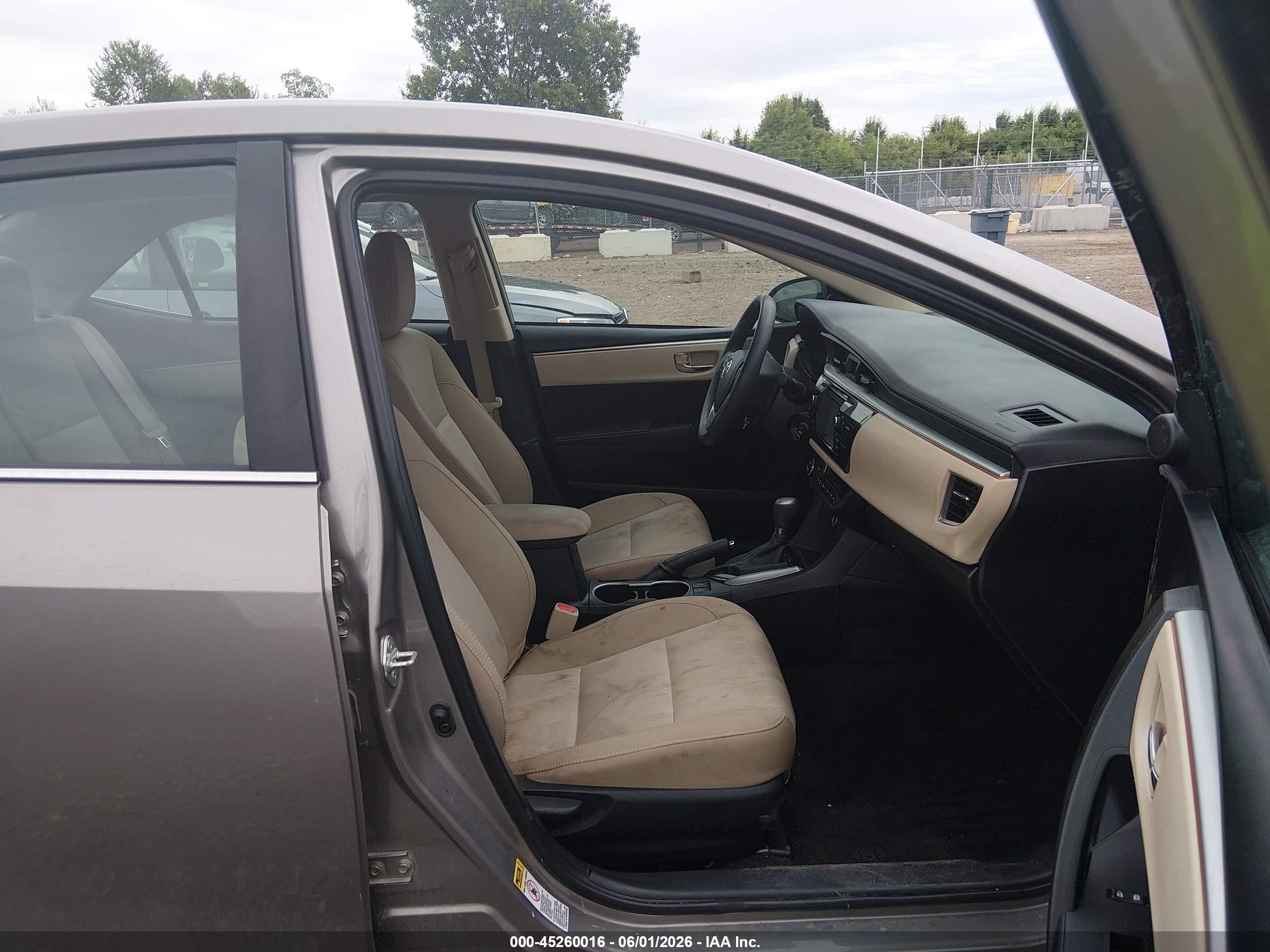 2014 Toyota Corolla Le Eco Plus Желто-коричневый vin: 2T1BPRHE0EC217263