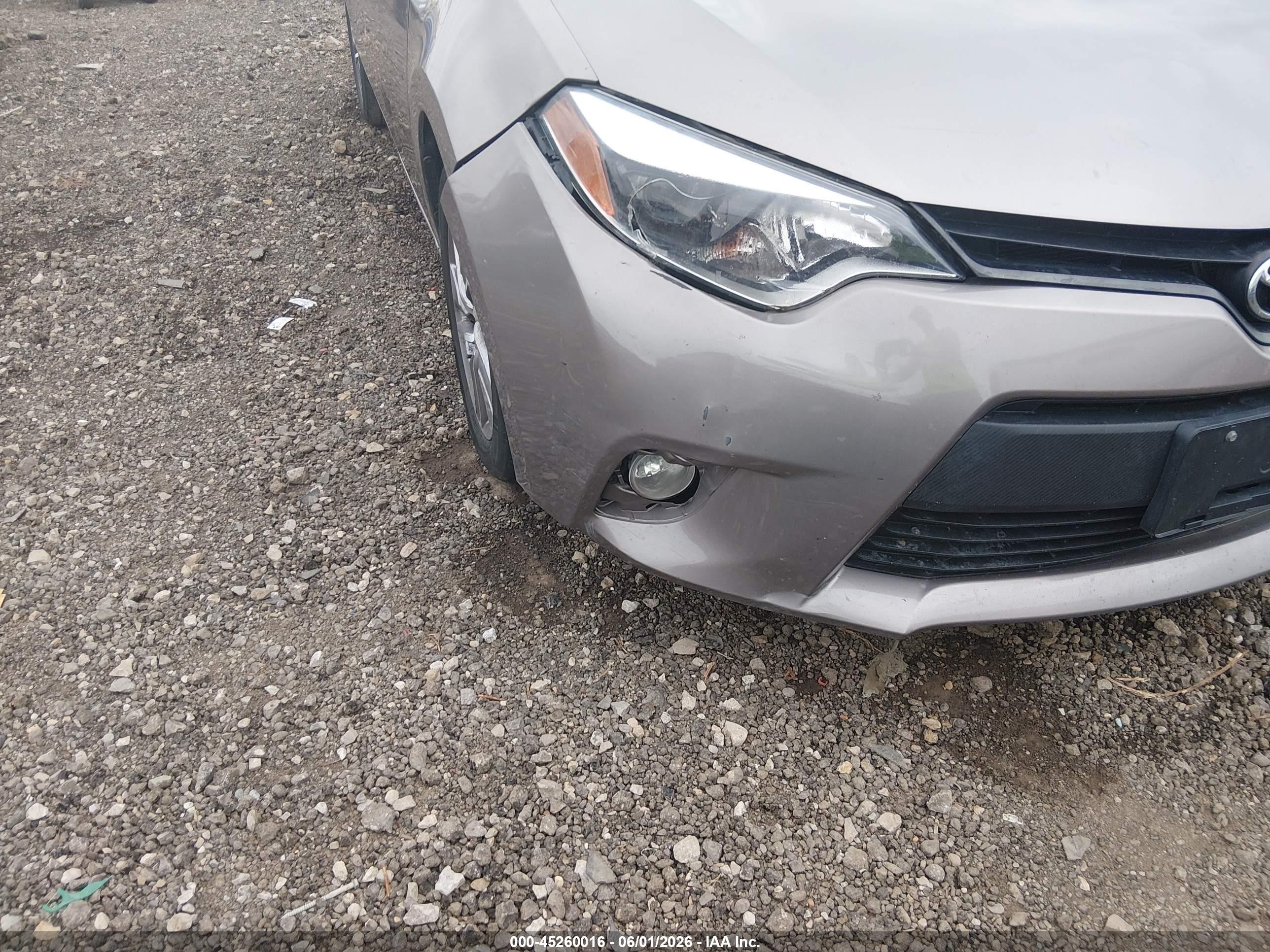 2014 Toyota Corolla Le Eco Plus Желто-коричневый vin: 2T1BPRHE0EC217263