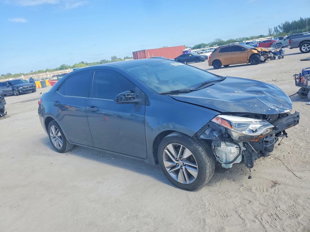 2015 Toyota Corolla Le Eco Plus Blue vin: 2T1BPRHE0FC415195