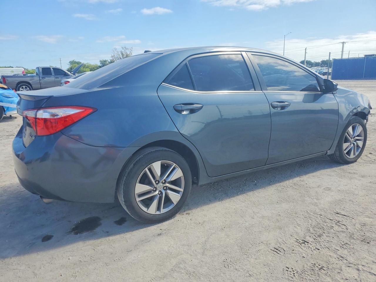 2015 Toyota Corolla Le Eco Plus Blue vin: 2T1BPRHE0FC415195