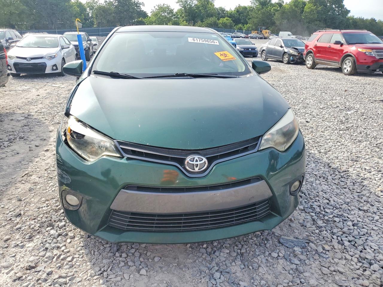 2015 Toyota Corolla Le Eco Plus Зеленый vin: 2T1BPRHE0FC429856