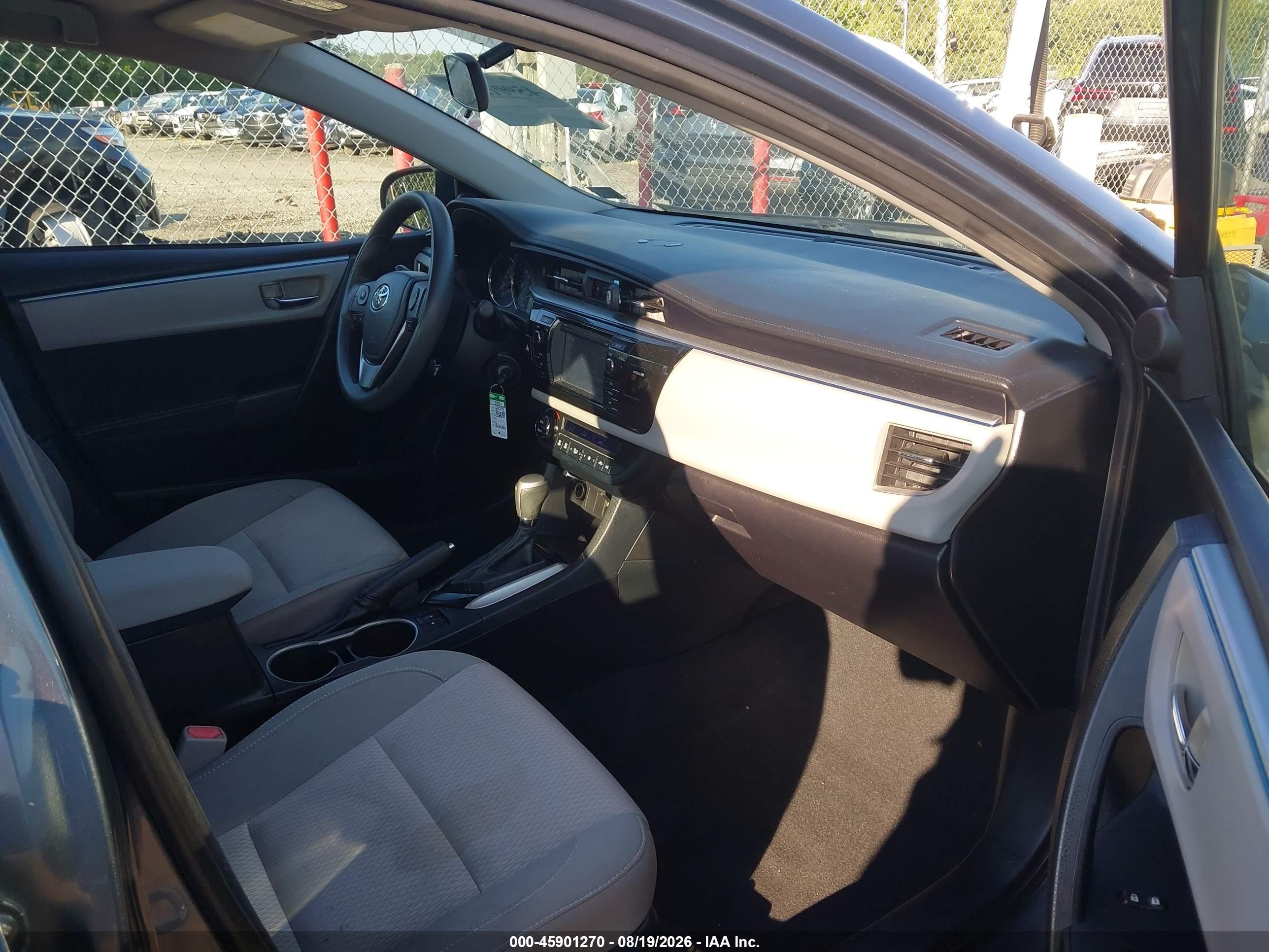 2014 Toyota Corolla Le Eco Синий vin: 2T1BPRHE1EC210449