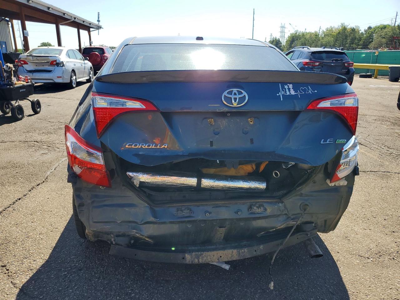 2014 Toyota Corolla Le Eco Plus Серый vin: 2T1BPRHE1EC218177