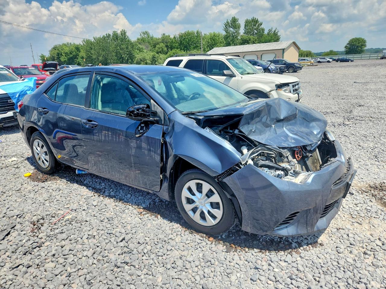 2015 Toyota Corolla Le Eco Gray vin: 2T1BPRHE1FC233893