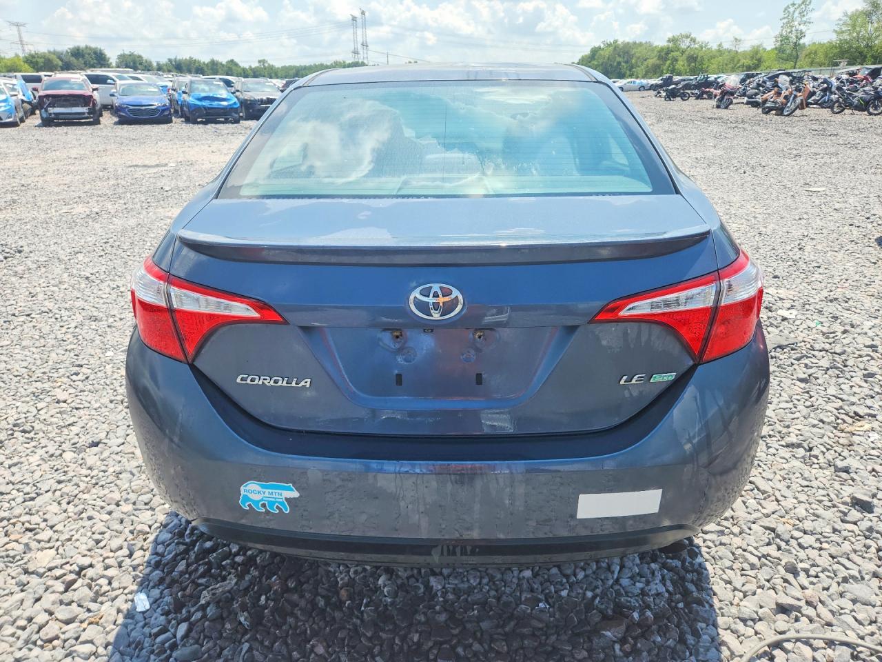 2015 Toyota Corolla Le Eco Gray vin: 2T1BPRHE1FC233893